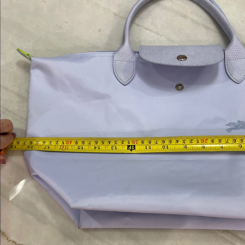 Longchamp Le Pliage Lavender/ baby blue Tote Bag, Large - Picture 15 of 15